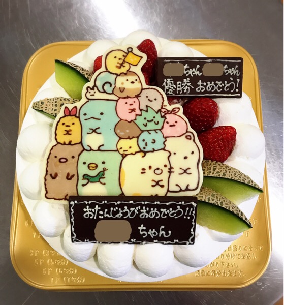 オーダーケーキ6月12日 18日 ママのケーキ屋さん